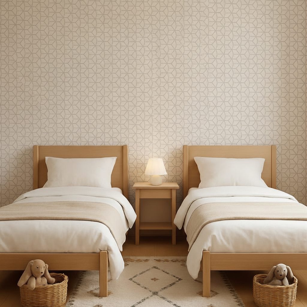 Pattern Geometrico Linee Rombi in ambiente