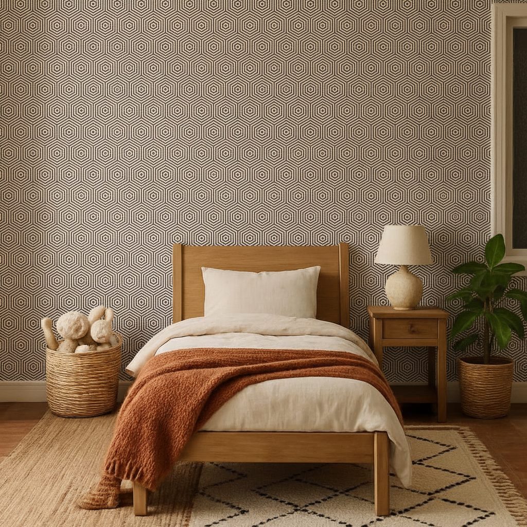 Texture Esagoni Pattern Geometrico in ambiente