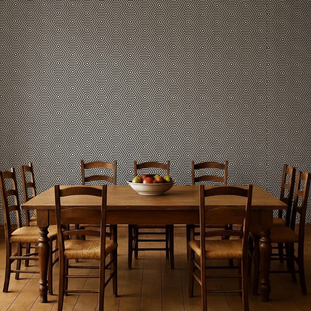 Texture Esagoni Pattern Geometrico in ambiente