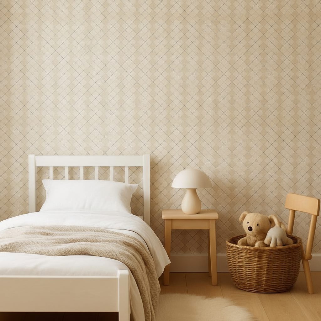 Pattern Scozzese Diagonale Colorato in a room setting