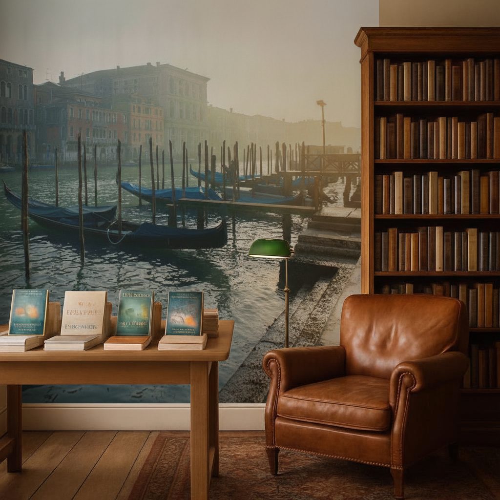 Canale Veneziano con Barche in ambiente