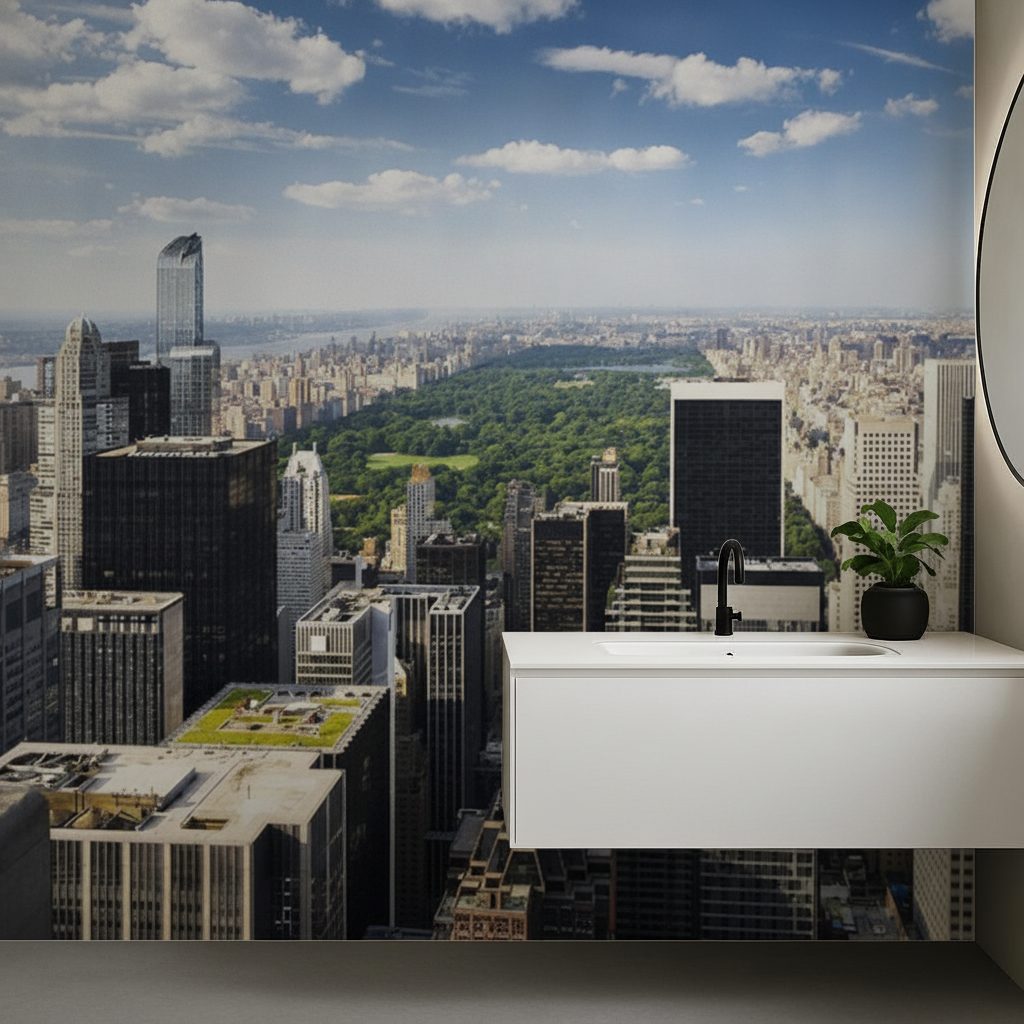 Skyline New York Tramonto in ambiente