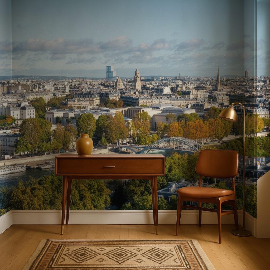 Parigi Soleggiata Alberi Verdi in ambiente