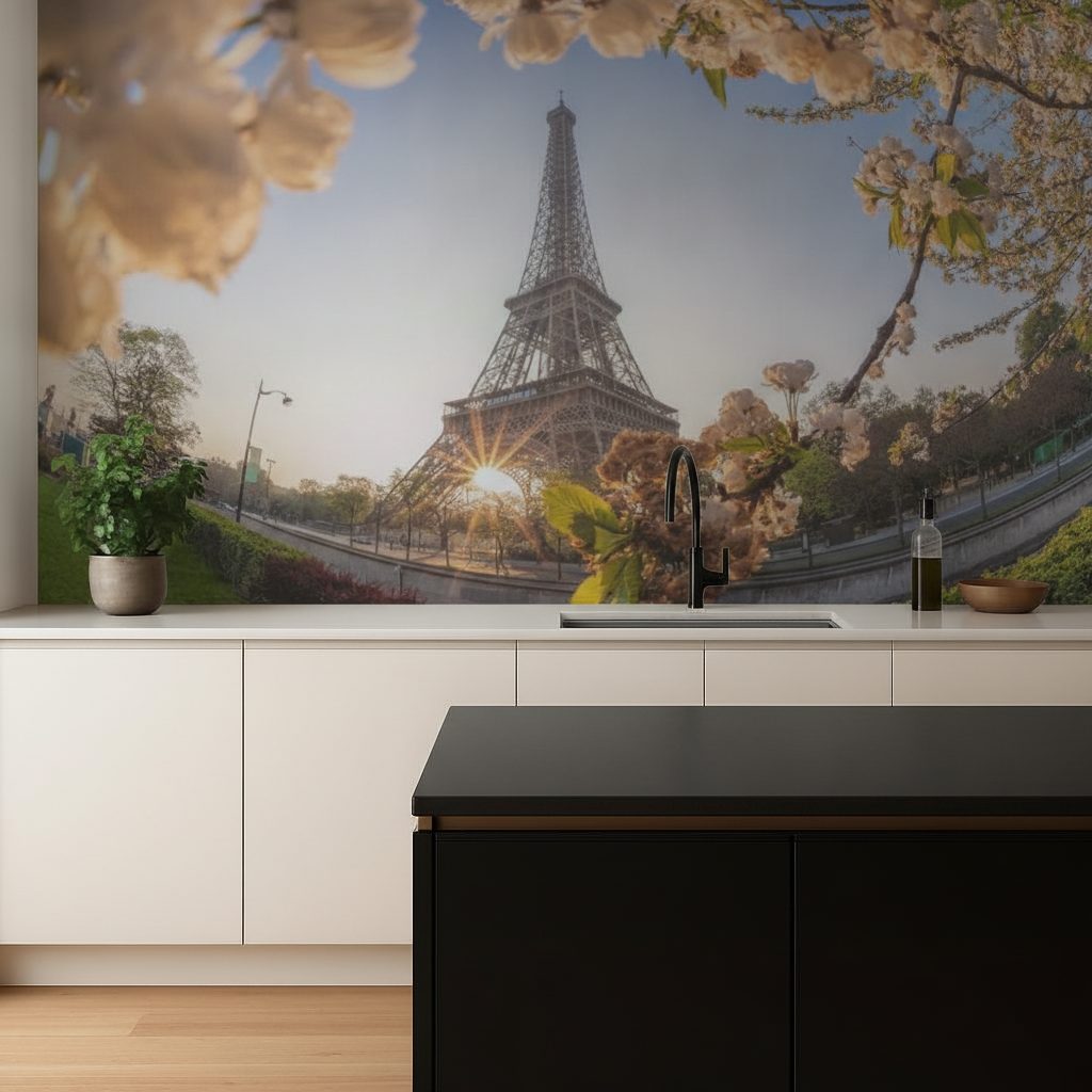 Torre Eiffel Primavera Parigi in ambiente