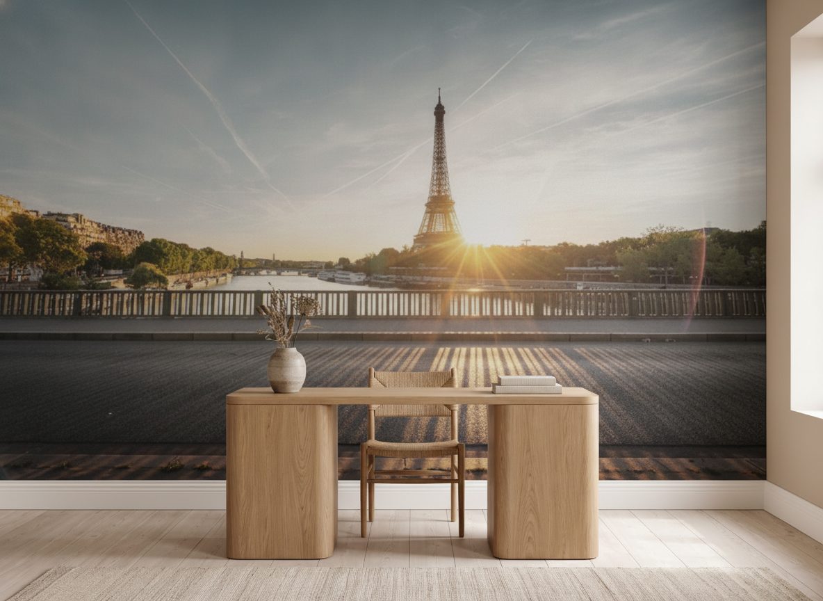 Torre Eiffel Ponte Bir-Hakeim in ambiente