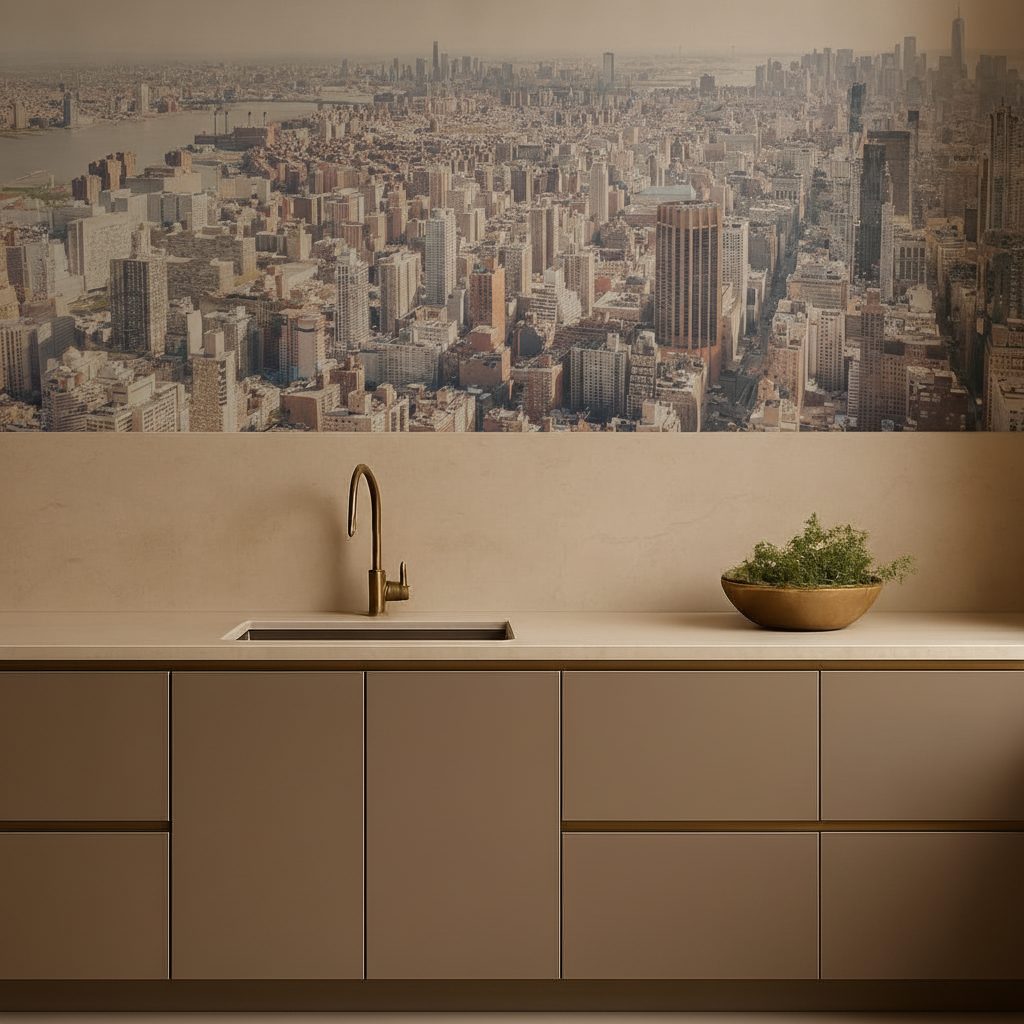 Skyline New York Aereo in ambiente