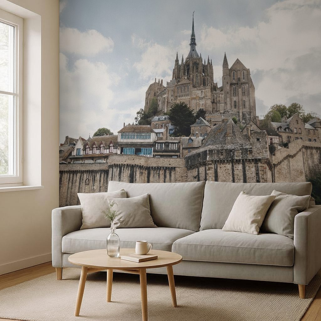 Cattedrale Mont Saint-Michel in ambiente