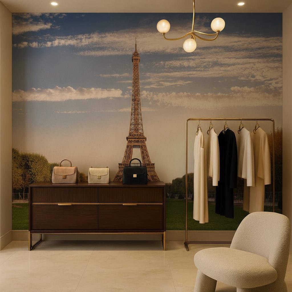 Torre Eiffel Champs De Mars in ambiente