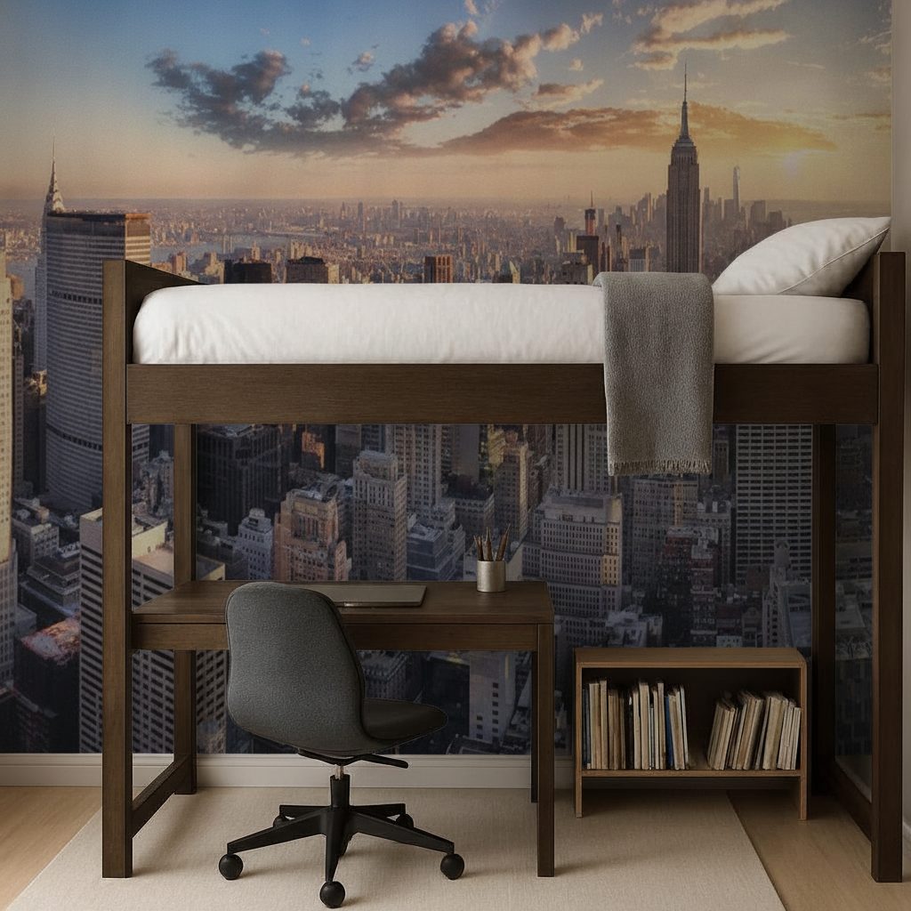New York City in a room setting