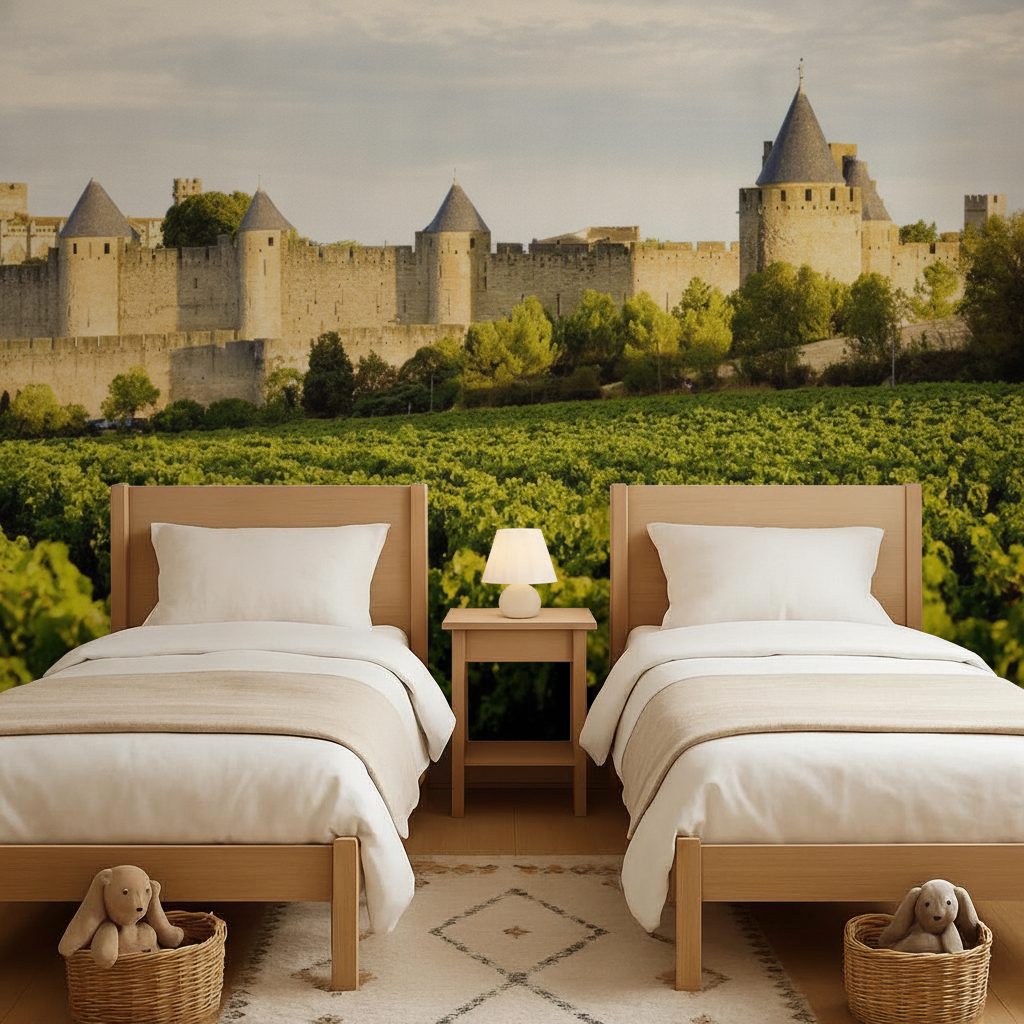 Carcassonne Languedoc Roussillon Francia in ambiente