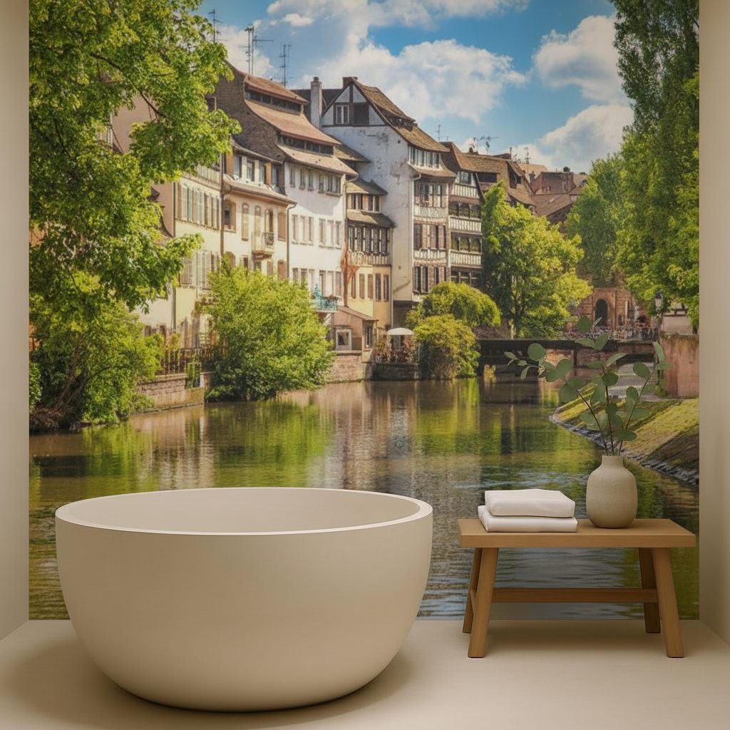 Strasburgo Canale Petite France in ambiente
