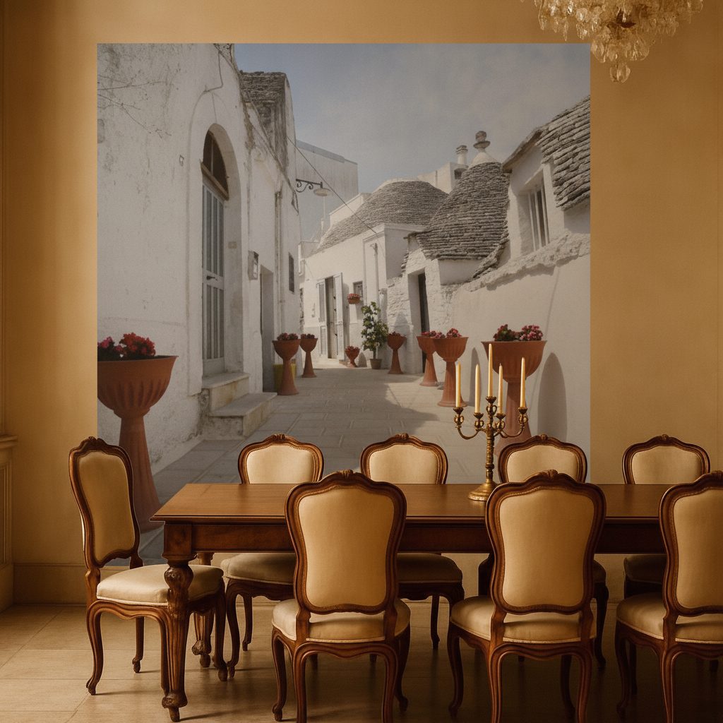 Strada Alberobello Trulli Puglia in ambiente