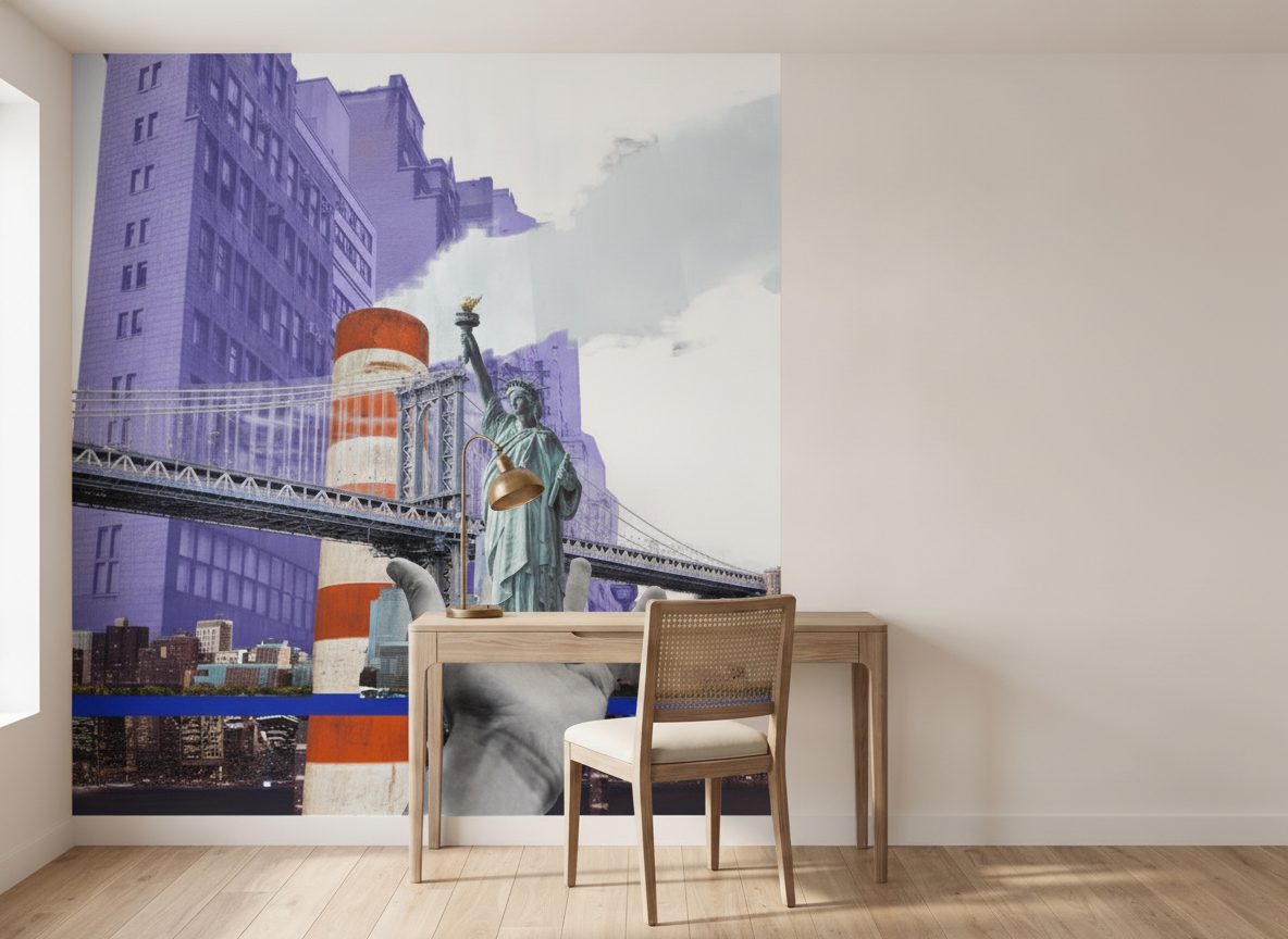 Mano Statua Libertà New York in a room setting